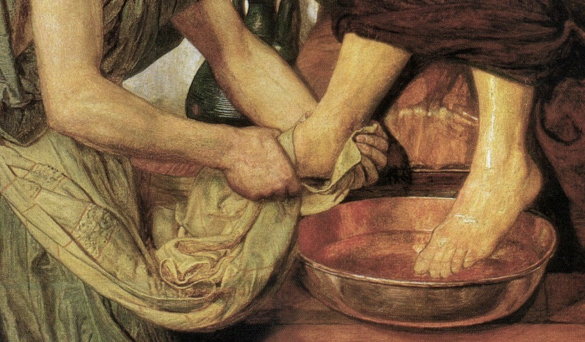 Washing-feet